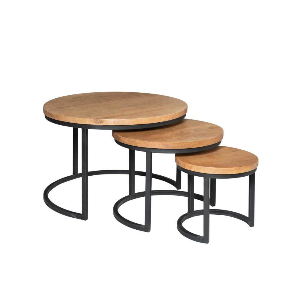 Salontafel Denver | Set van 3 | Rond - Afbeelding 7