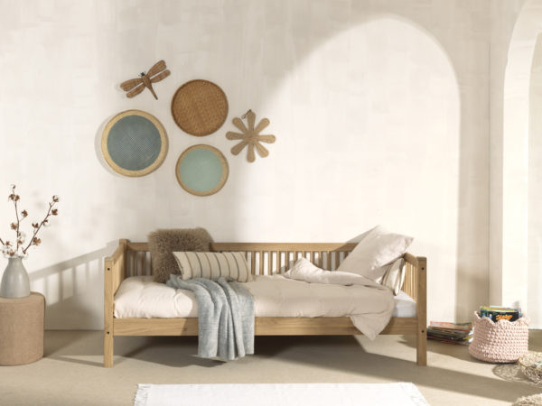 FORREST eiken cabin bed 90 x 200 cm met rollaway bed. - Afbeelding 7