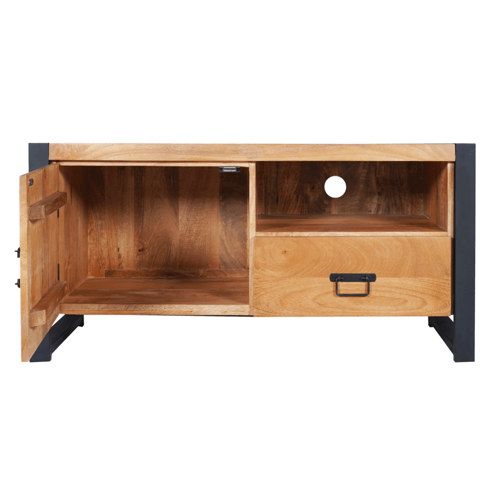 Tv meubel Boaz 110 cm | Een deur en open vak - Afbeelding 7