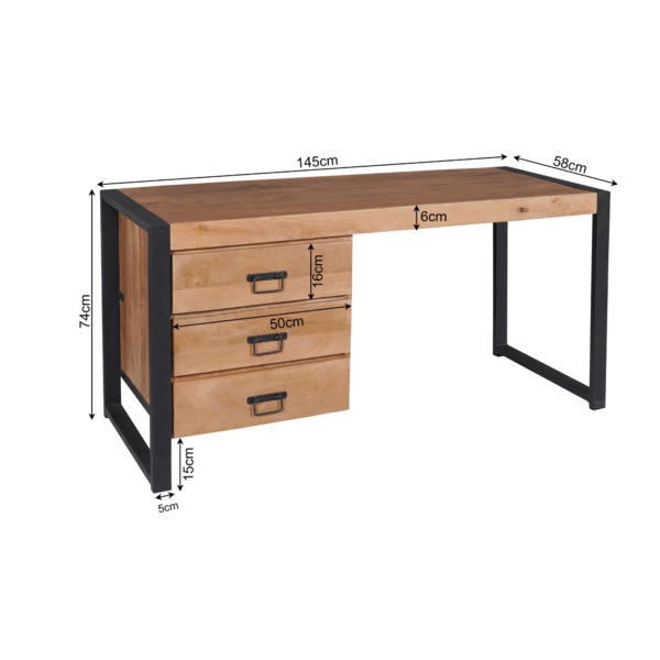 Bureau Boaz | Mangohout - Afbeelding 7