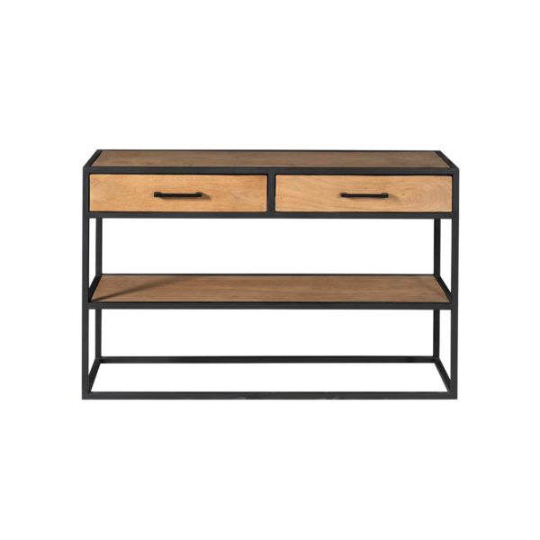 Sidetable Denver | Mangohout en metaal - Afbeelding 8