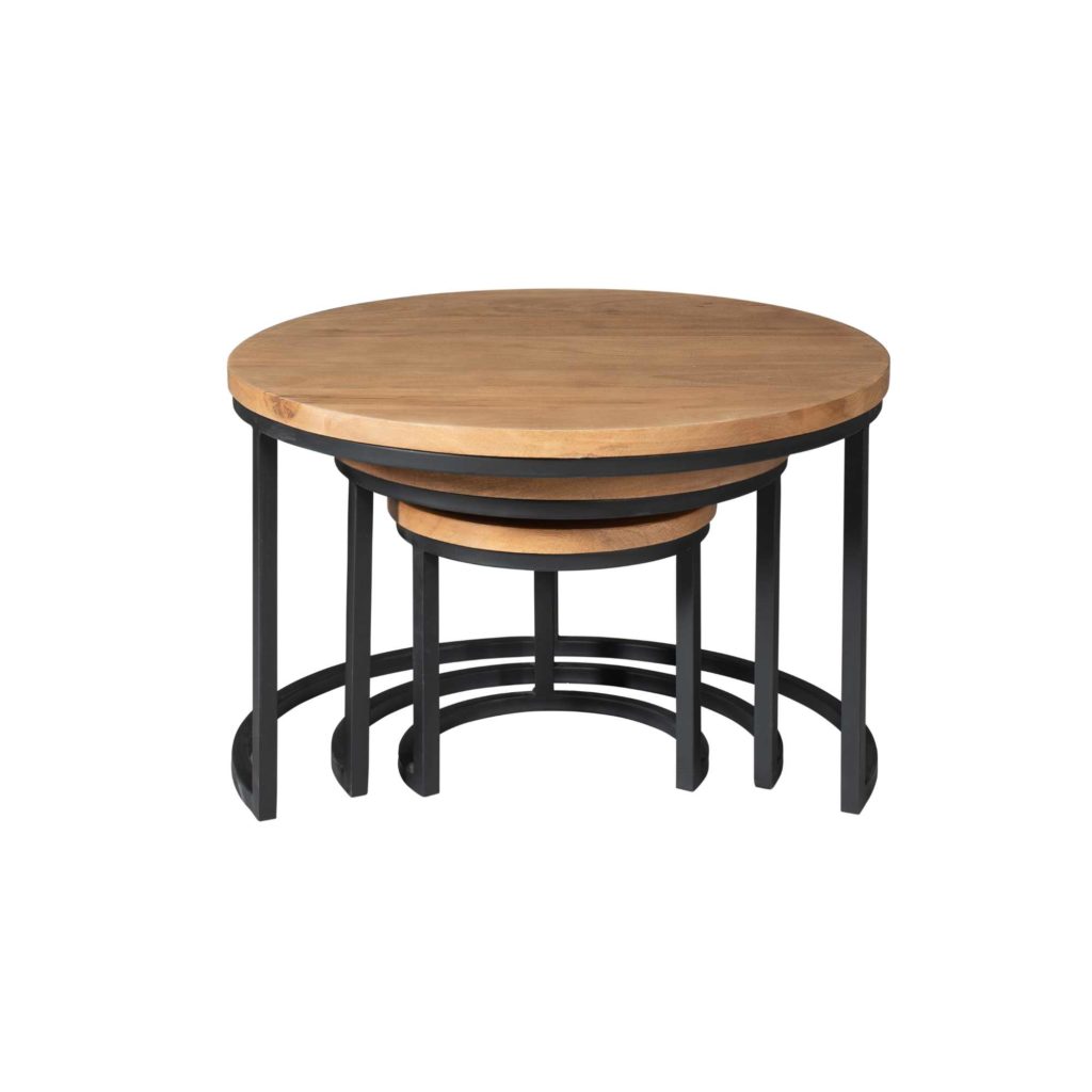Salontafel Denver | Set van 3 | Rond - Afbeelding 8
