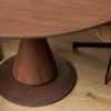 Eettafel Lima Walnut | 150 cm | Rond - Afbeelding 8
