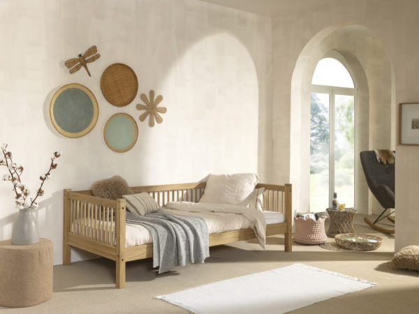 FORREST eiken cabin bed 90 x 200 cm met rollaway bed. - Afbeelding 8