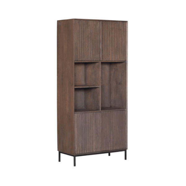Vakkenkast Madison Walnoot  | 90 cm - Afbeelding 8