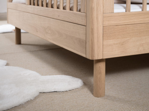 FORREST BABYBED 70x140cm + OMBOUW TODDLER EIK - Afbeelding 8