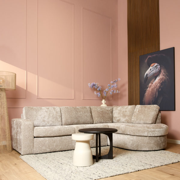 MySofa Alma | Beige | Divan Links + 2,5 zits | 5 jaar garantie - Afbeelding 8