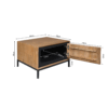 Bijzettafel RichWood | 60 cm - Afbeelding 8