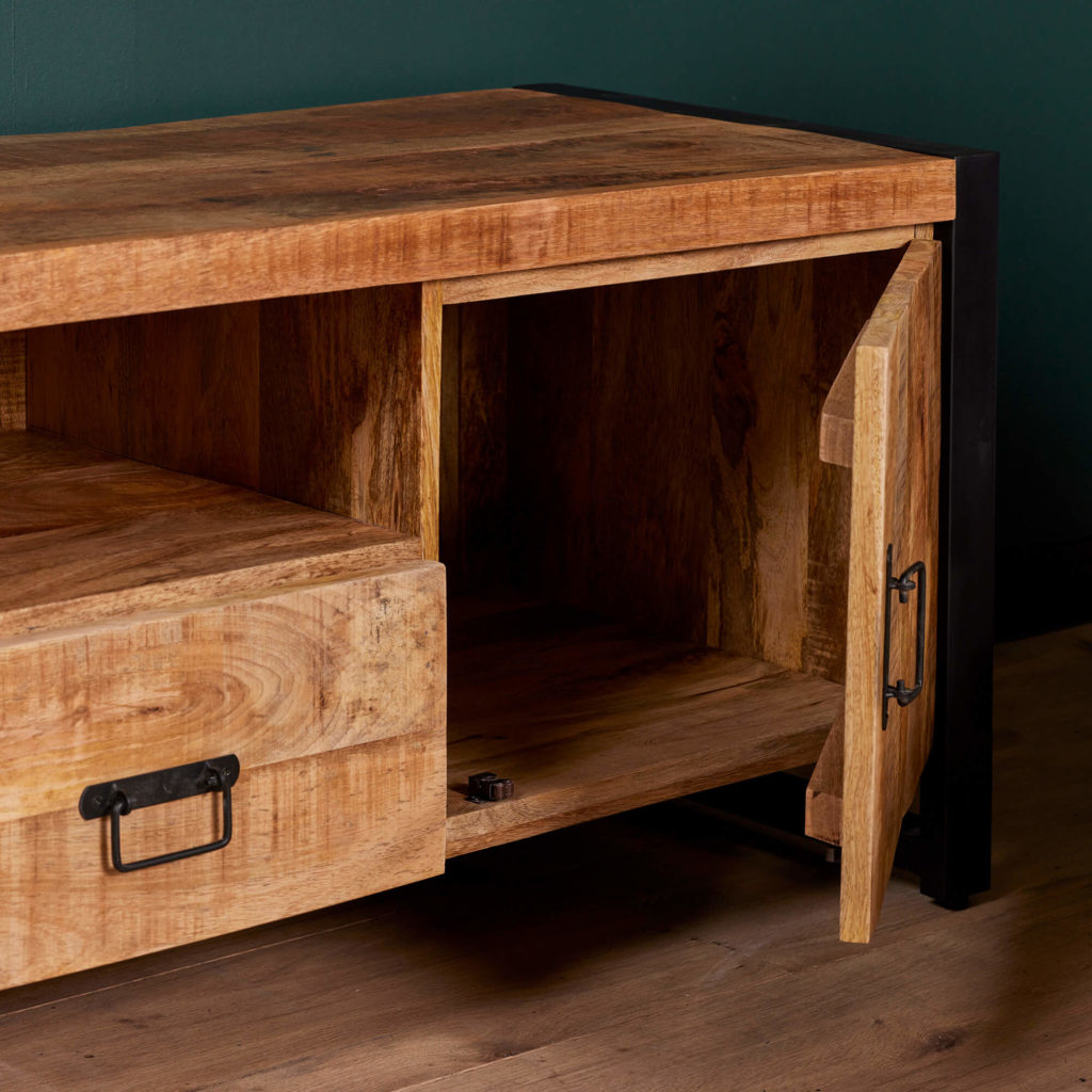 Tv meubel Boaz 150 cm | Twee deuren en een lade - Afbeelding 8