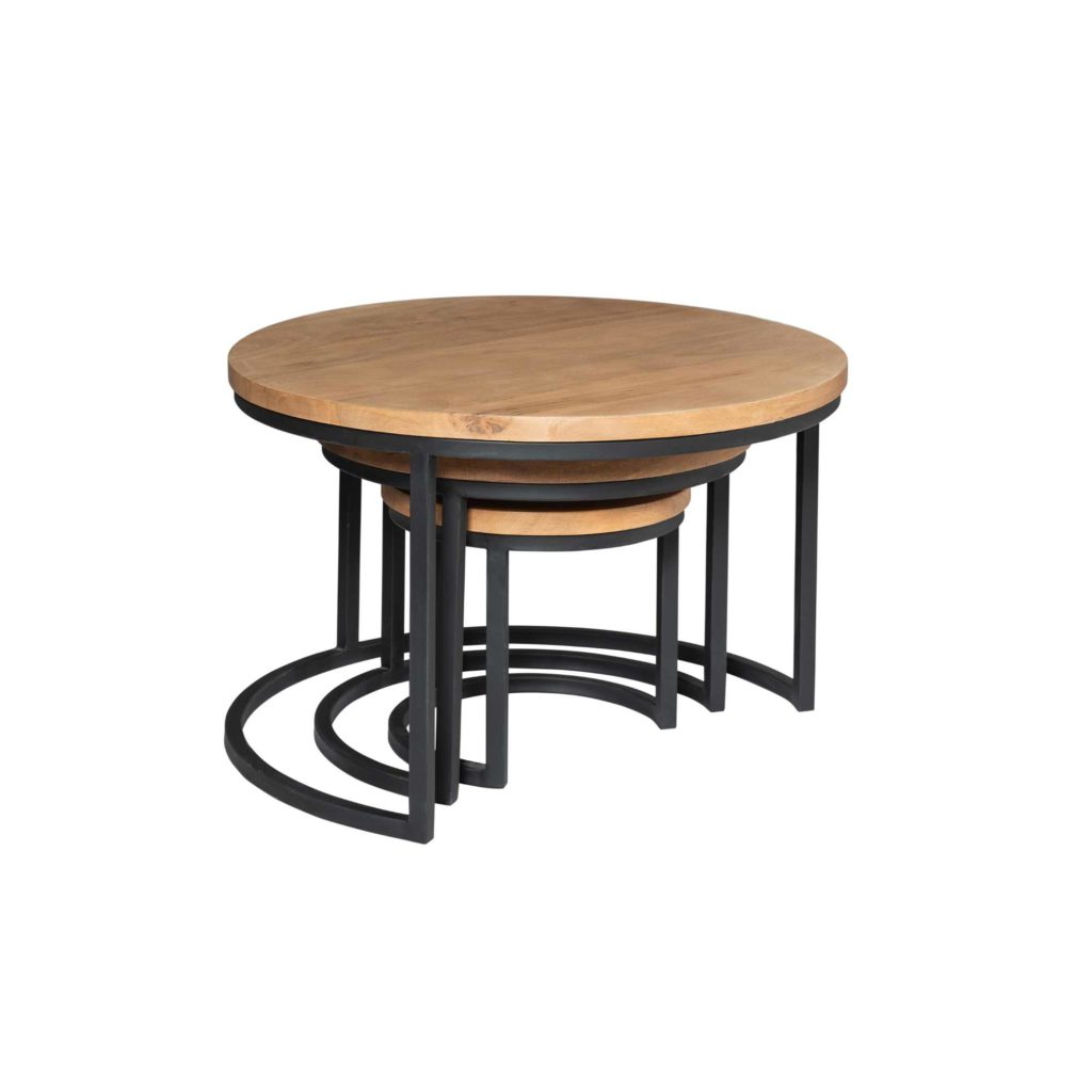 Salontafel Denver | Set van 3 | Rond - Afbeelding 9