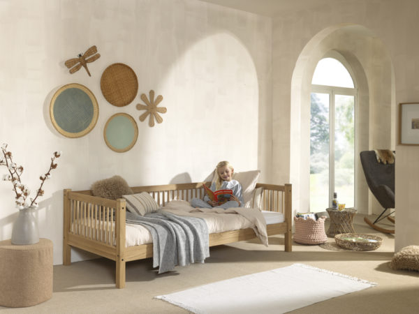 FORREST eiken cabin bed 90 x 200 cm met rollaway bed. - Afbeelding 9