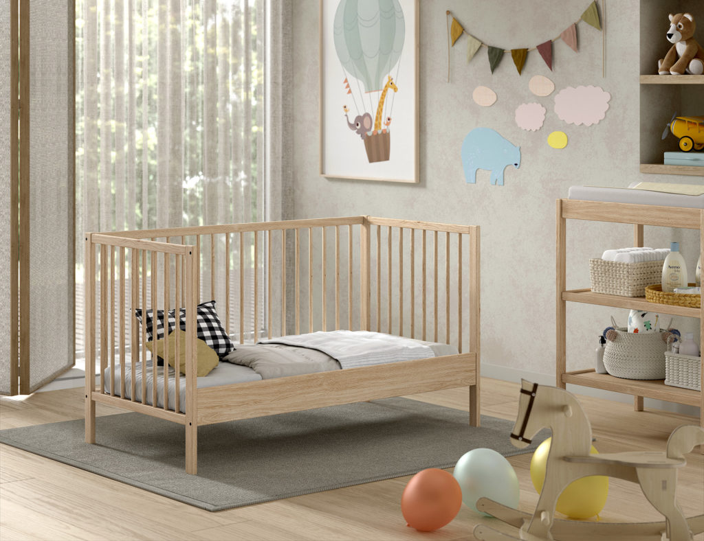 DINO babybed met verzorgingstafel - Afbeelding 9