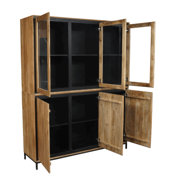 Vitrinekast RichWood | 160 cm - Afbeelding 9