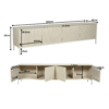 Tv-meubel Madison Sand | 165 cm - Afbeelding 9