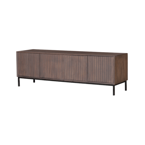 Tv meubel Madison Walnoot | 165 cm - Afbeelding 9