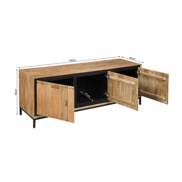 Tv meubel RichWood | 150 cm - Afbeelding 9