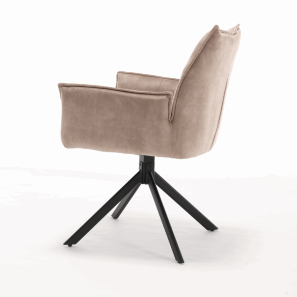 Eetkamerstoel Dani | Velvet Beige (set van 2) - Afbeelding 9