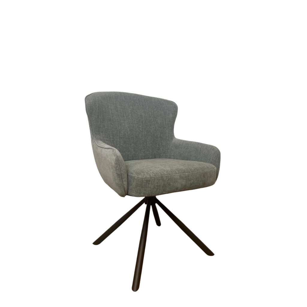 Eetkamerstoel Hanna | Charcoal Brown | Met armleuning - Afbeelding 9