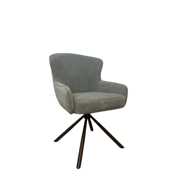 Eetkamerstoel Hanna | Charcoal Brown | Met armleuning - Afbeelding 9