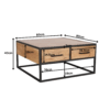 Salontafel Denver | 80x80 cm - Afbeelding 10
