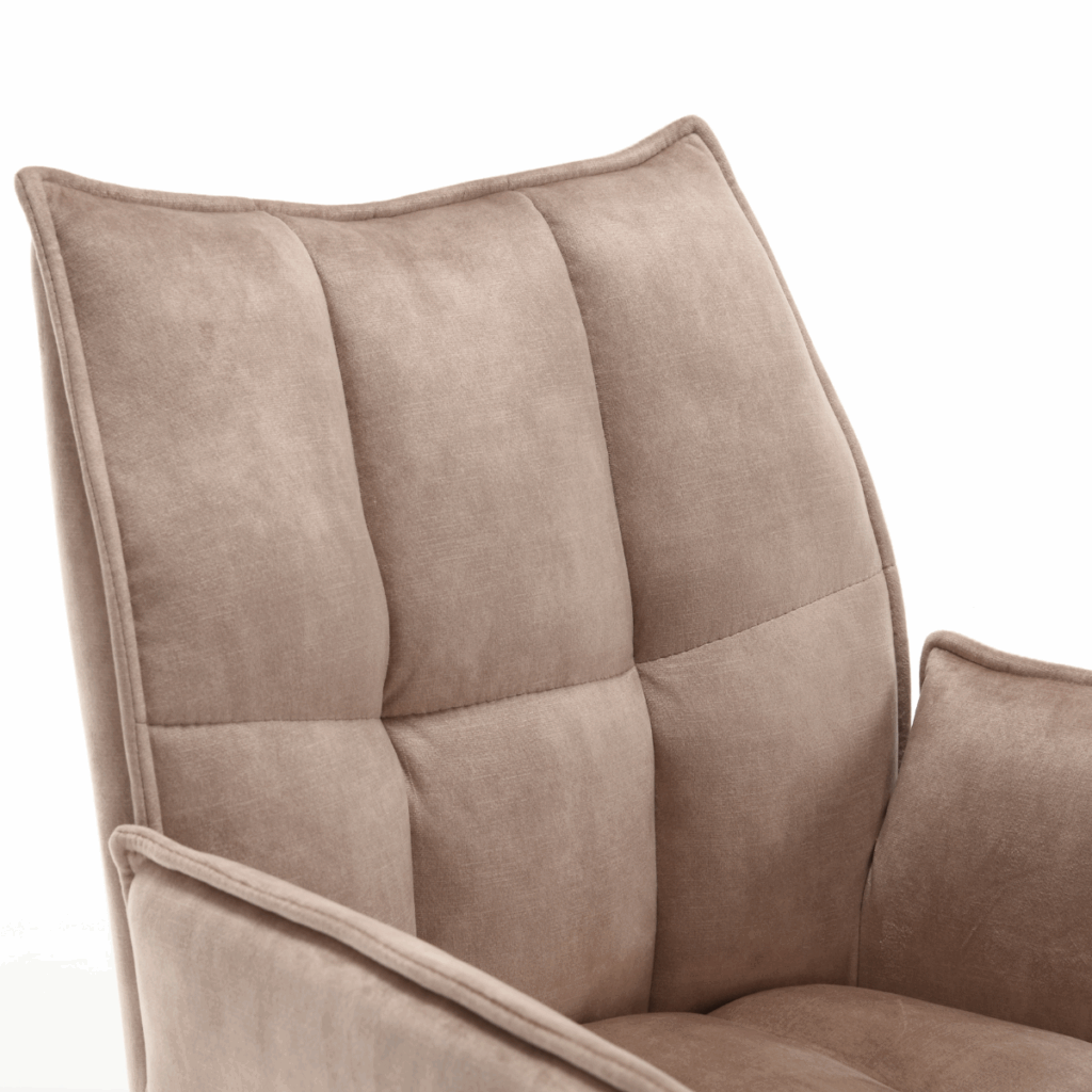 Eetkamerstoel Dani | Velvet Beige (set van 2) - Afbeelding 10
