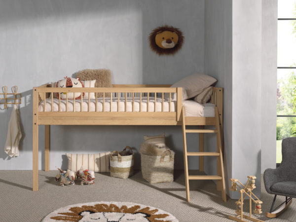 FORREST eiken halfhoogslaper met textielset. - Afbeelding 10