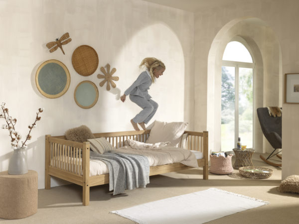 FORREST eiken cabin bed 90 x 200 cm met rollaway bed. - Afbeelding 10