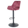 Barkruk Vivian - Perfect Harmony - Bordeaux 59 - Afbeelding 3