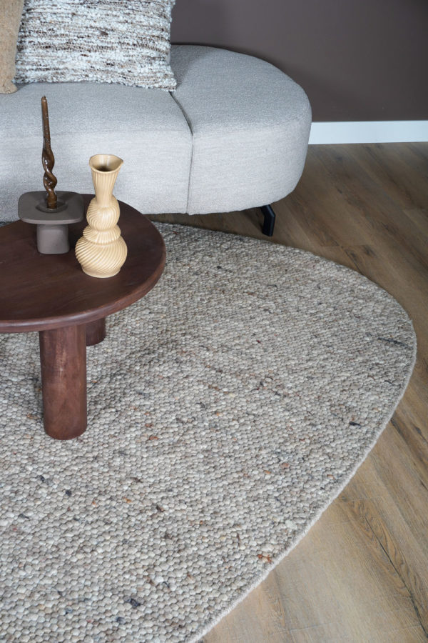 Vloerkleed Stone Donker Beige 417 - Kiezelvormig 200 x 280 cm - Afbeelding 2