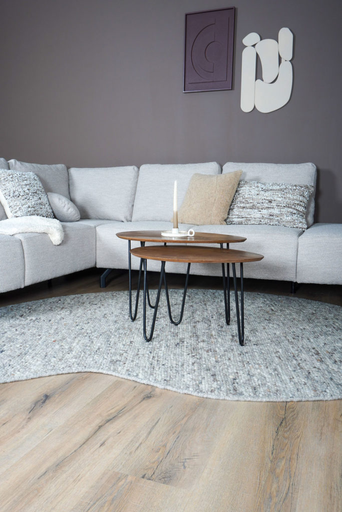 Vloerkleed Stone Licht Grijs 421 - Organisch 160 x 230 cm - Afbeelding 3