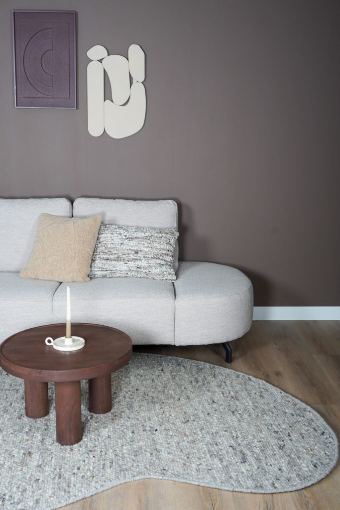 Vloerkleed Stone Licht Grijs 421 - Organisch 160 x 230 cm - Afbeelding 2