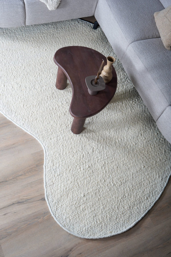 Vloerkleed Stone White - Organisch 200 x 280 cm - Afbeelding 2