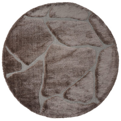 Vloerkleed Macy Bruin Rond ø160 cm