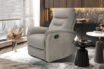 Ontspan fauteuil 'Breda' handmatig verstelbaar Stof Taupe