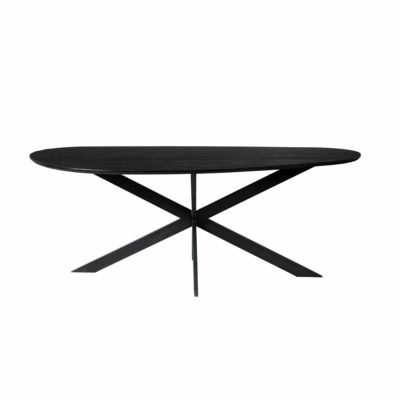 Eettafel Cloud | 210 cm | Eiken | Zwart