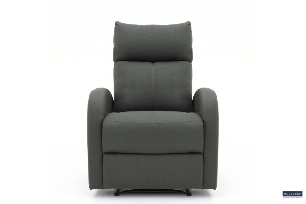 Ontspan fauteuil 'Frankrijk' handmatig verstelbaar Stof Grijs - Afbeelding 2