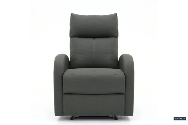 Ontspan fauteuil 'Frankrijk' handmatig verstelbaar Stof Grijs - Afbeelding 2