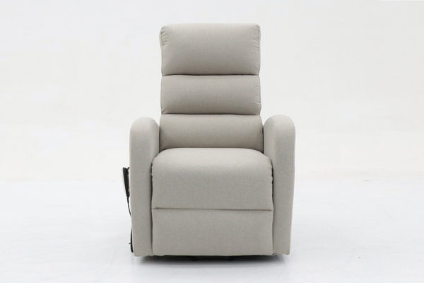 Elektrische relaxfauteuil met lift 'Bruges' Stof Lichtgrijs - Afbeelding 2