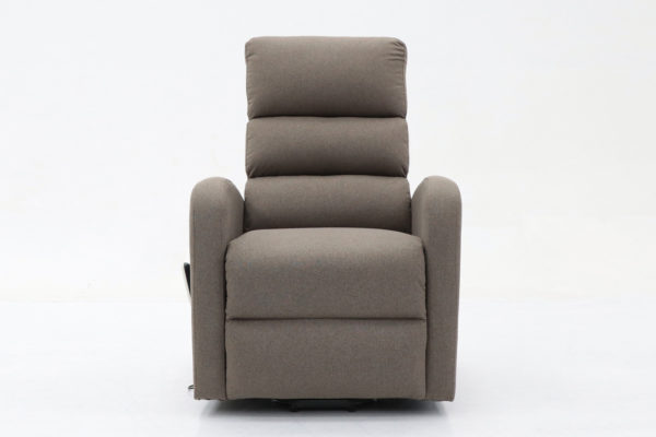 Elektrische relaxfauteuil met lift 'Bruges' Stof Taupe - Afbeelding 2