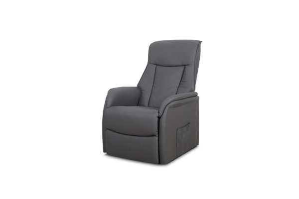 Elektrische Relaxfauteuil met lift 'Miami' PU Grijs - Afbeelding 2
