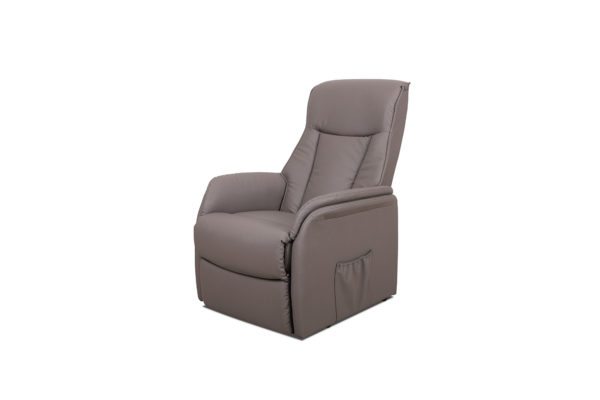 Elektrische Relaxfauteuil met lift 'Miami' PU Taupe - Afbeelding 2