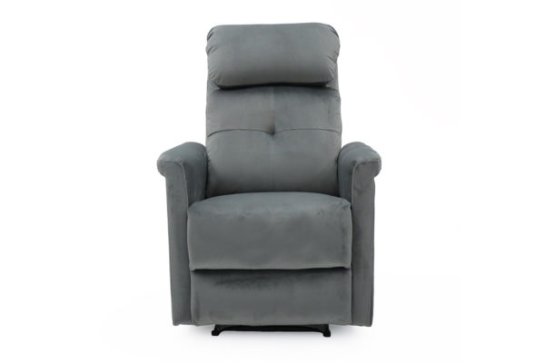 Ontspan fauteuil 'Wuhan' handmatig verstelbaar Stof Grijs - Afbeelding 2