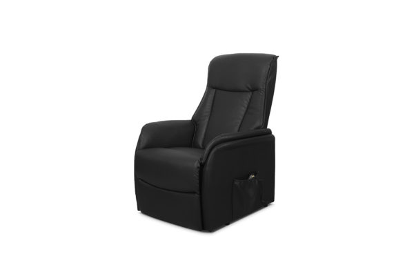 Elektrische Relaxfauteuil met lift 'Miami' PU Zwart - Afbeelding 2