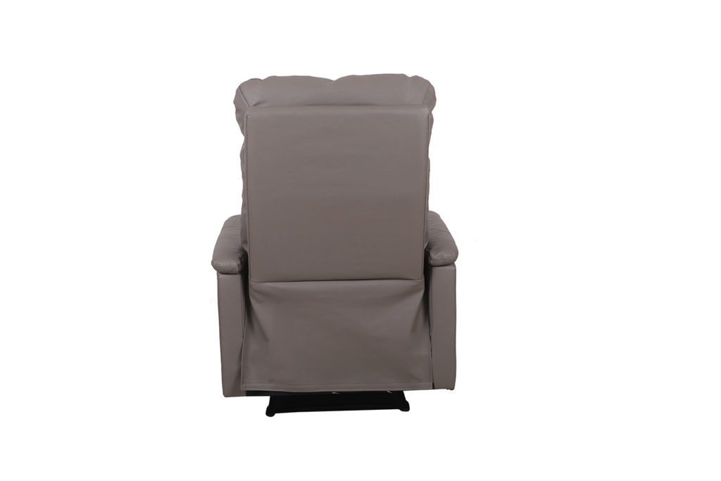 Ontspan fauteuil 'Tokio' handmatig verstelbaar PU Taupe - Afbeelding 3