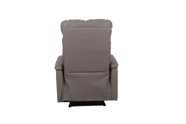 Ontspan fauteuil 'Tokio' handmatig verstelbaar PU Taupe - Afbeelding 3