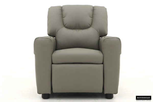Mini-Relax fauteuil 'Renée' handmatig verstelbaar PU Grijs - Afbeelding 3
