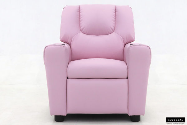 Mini-Relax fauteuil 'Renée' handmatig verstelbaar PU Roze - Afbeelding 3