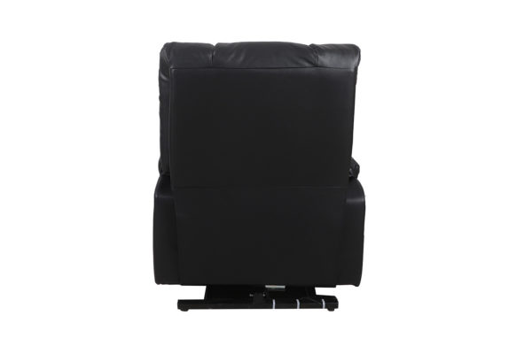 Elektrische Relaxfauteuil met lift 'Osaka' PU Zwart - Afbeelding 3