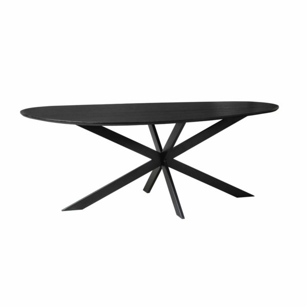 Eettafel Cloud | 280 cm | Eiken | Zwart - Afbeelding 3