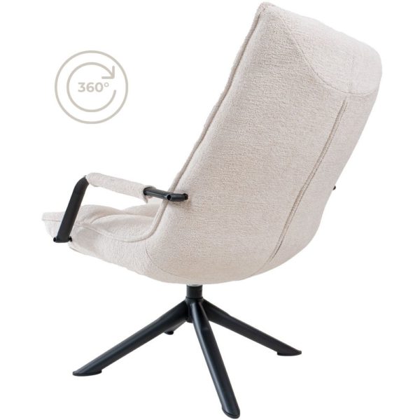 Fauteuil Dorus Arm Bouclé - Naturel - Afbeelding 3